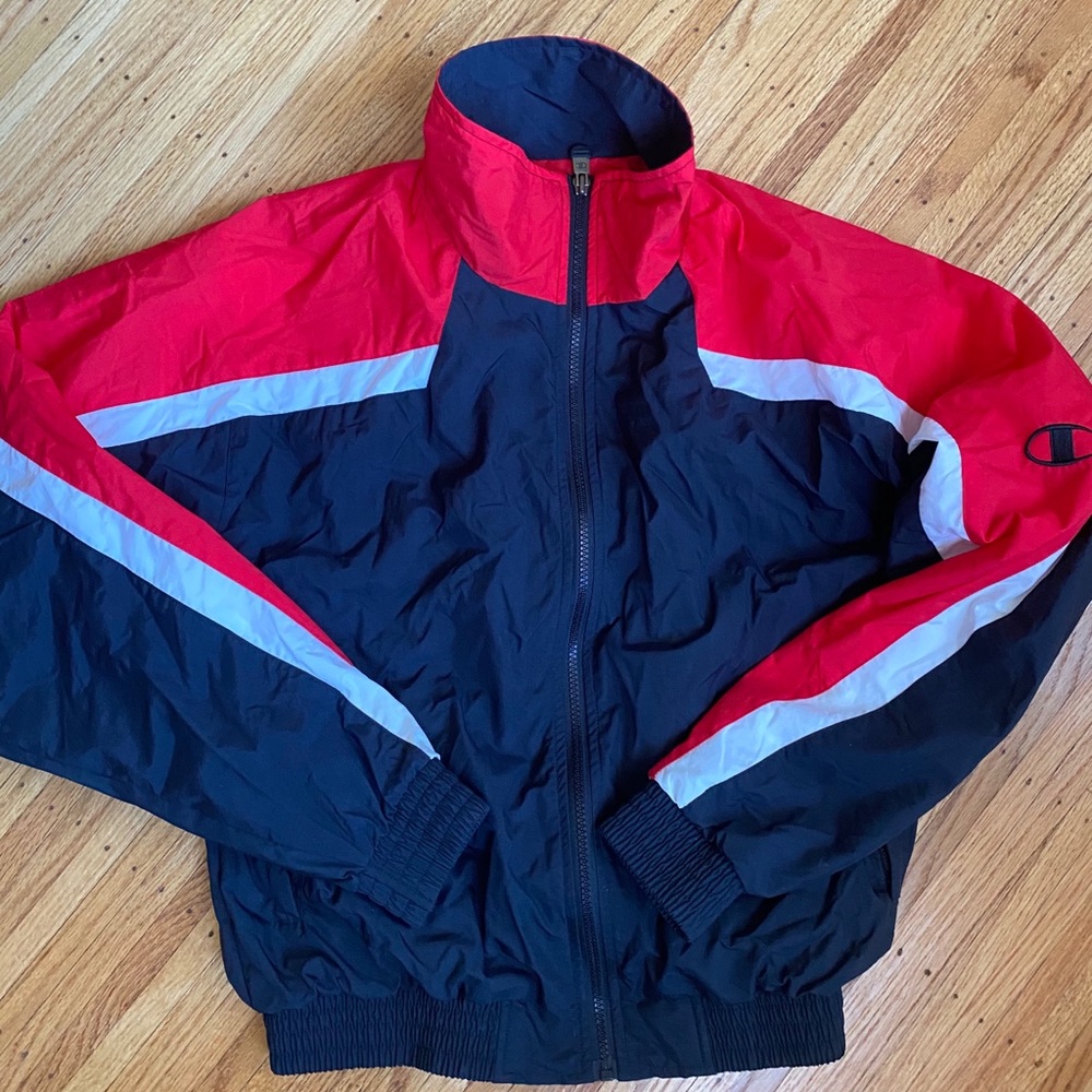VTG 1990s champion windbreaker jacket